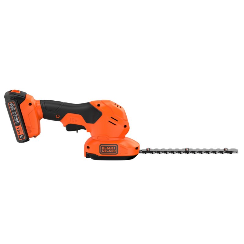 Akku-Grasschere und -Strauchschere BCSS18D1, 18Volt (orange, Li-Ionen Akku 2,0Ah)