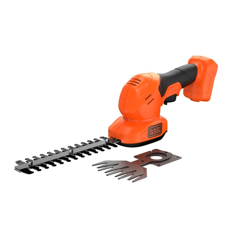 Akku-Grasschere und -Strauchschere BCSS18D1, 18Volt (orange, Li-Ionen Akku 2,0Ah)