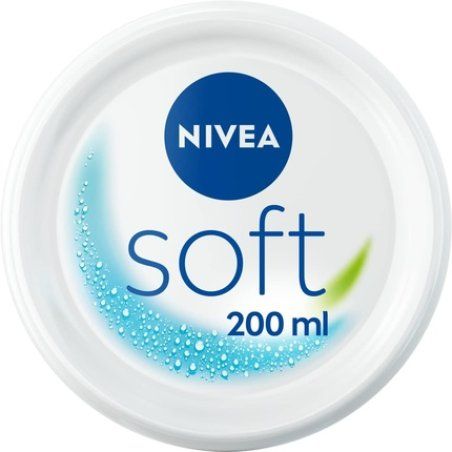 NIVEA Soft Moisturising Cream 200ml with Vitamin E and Jojoba Oil
