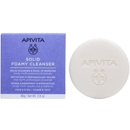Apivita Solid Foamy Cleanser - 80 Grams