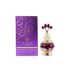 Khadlaj Purple Musk Concentrated Perfume Oil for Women 20ml 0.7 Ounce