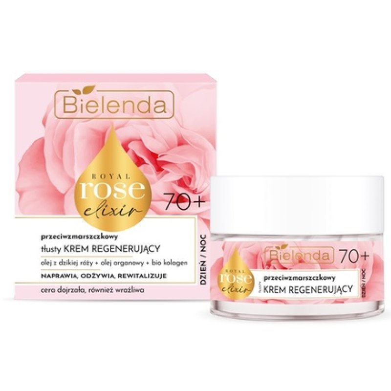 Bielenda Royal Rose Elixir Anti-Wrinkle Cream For Face Day And Night 70 50ml