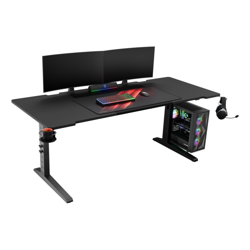 MESA GAMING GENESIS HOLM MODULAR 180 RGB NEGRO 180X75 CM