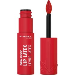 Rimmel Thrill Seeker Lip Latex 400 Rimmel Red Ultra-Smooth Finish