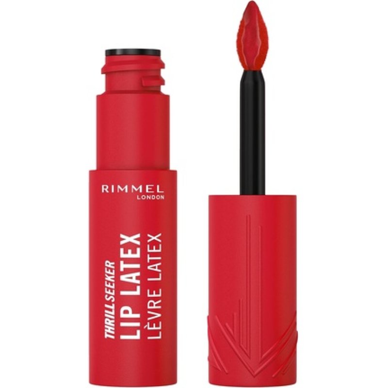 Rimmel Thrill Seeker Lip Latex 400 Rimmel Red Ultra-Smooth Finish