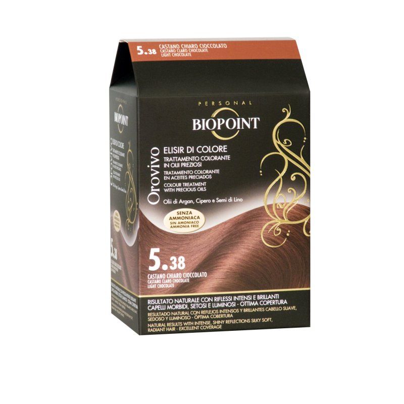 Biopoint Orovivo Colour Elixir 5.38 Light Chocolate