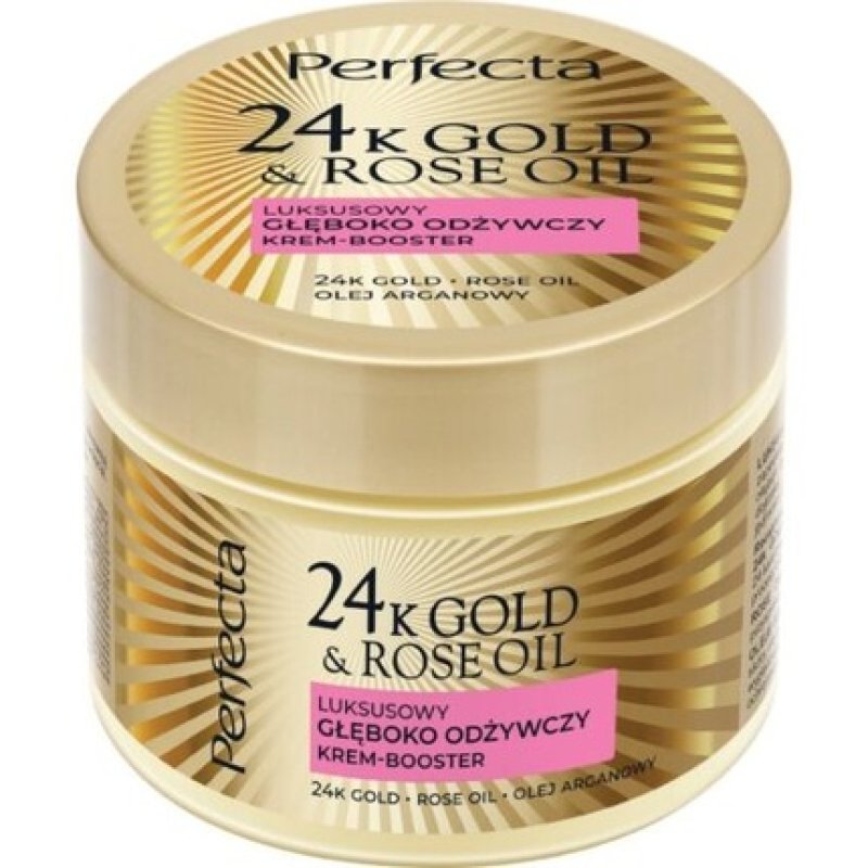 24K Gold & Rose Oil Luxury Deep Nourishing Cream Booster