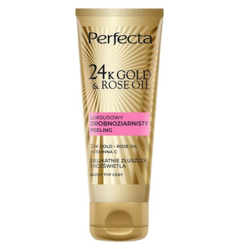 Perfecta 24k Gold Rose Fine Grain Facial Scrub 75ml