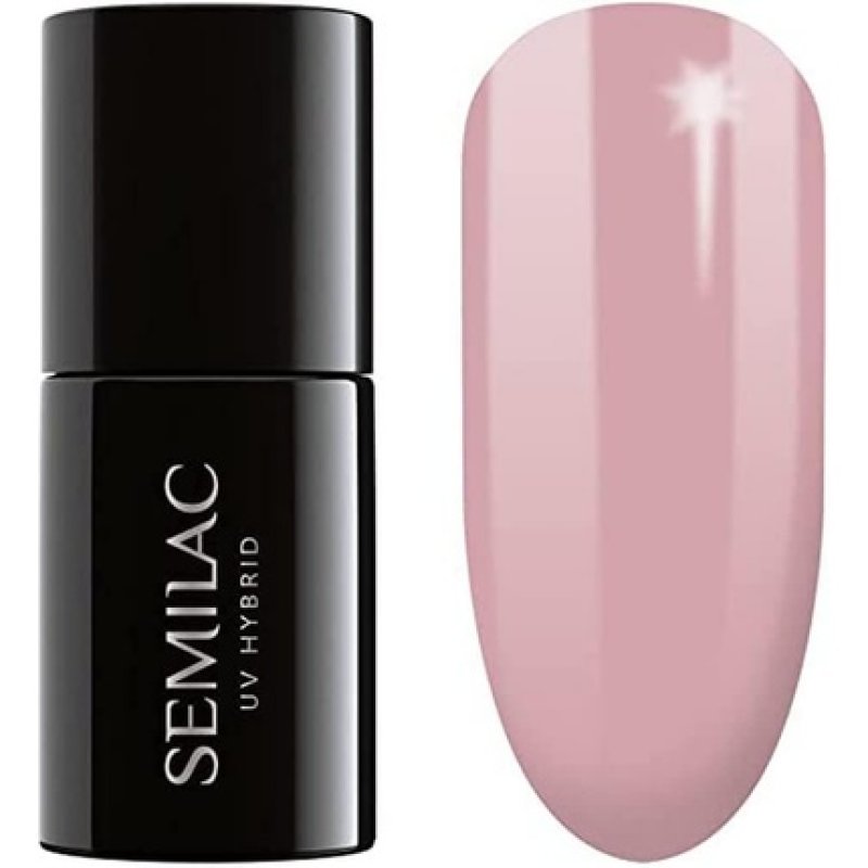 Semilac UV Nail Polish Classic Nude Beige Color 004 7ml