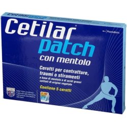 Disposable Cetilar Patch for Muscle Joints and Tendons