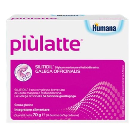 Humana Piu Latte Supplement For Pregnancy - 14 Sachets Of 5 Grams