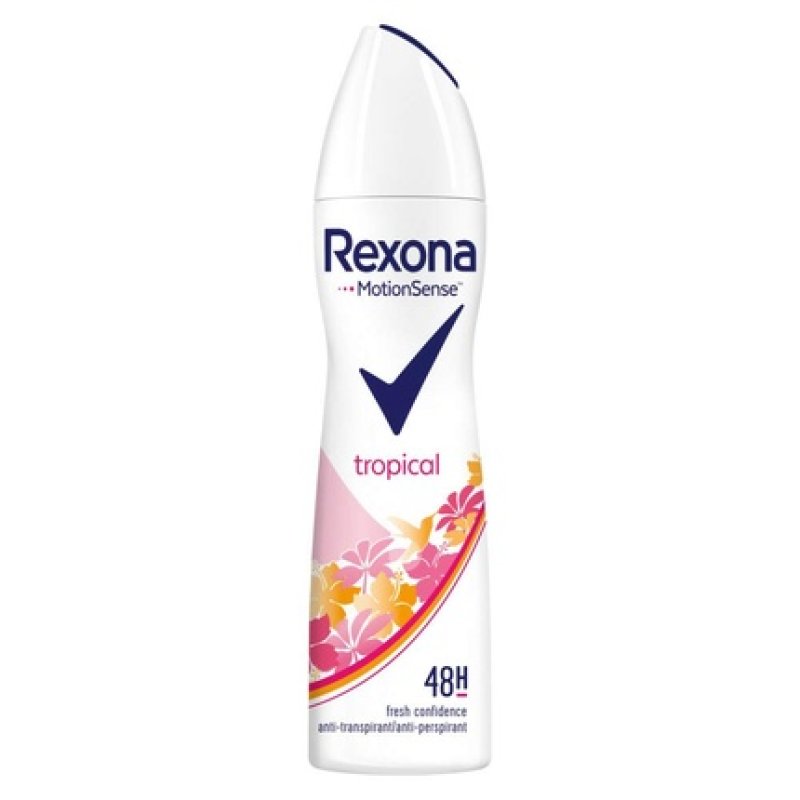 REXONA Women Deodorant Spray Tropical Motionsense 48h 150ml