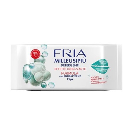 Fria Antibacterial Multi-Purpose Pocket Wipes - Pack of 12