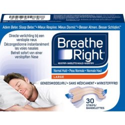 Breathe Right Nasal Strips Normal Skin 30 Pcs