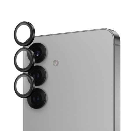 PanzerGlass Hoops Black Camera Lens Protector Samsung Galaxy S25