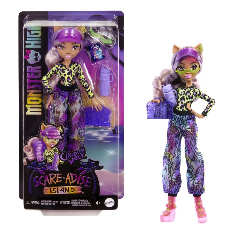 Monster High Scare-adise Island Clawdeen Wolf Doll