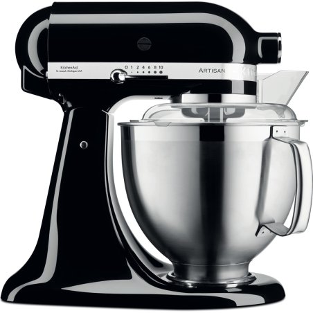 KitchenAid Artisan 5KSM185PS robot de cuisine 300 W 4,8 L Noir