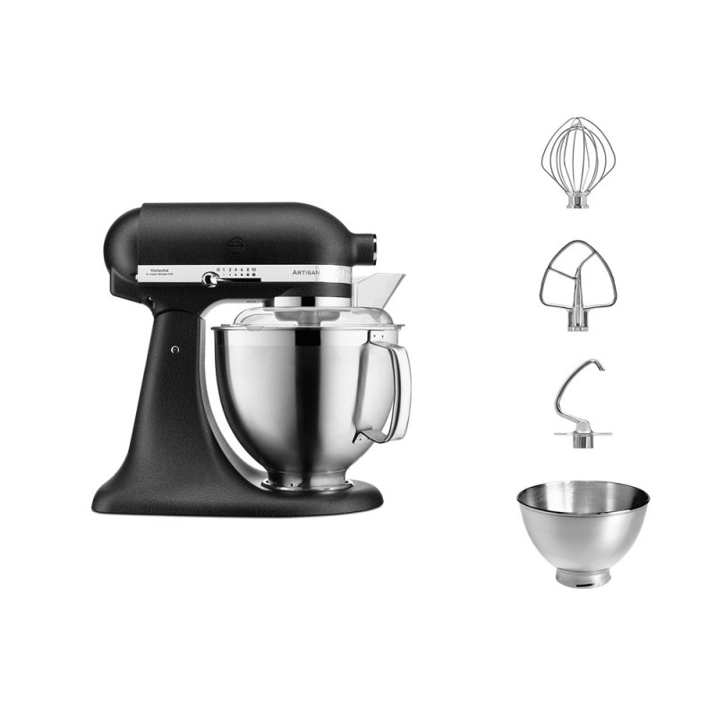 KitchenAid ARTISAN 5KSM185PS robot de cuisine 300 W 4,8 L Noir