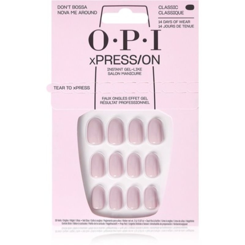 OPI xPRESSON Artificial Nails Tonos Icónicos Dont Bossa Nova Me Around 30 u