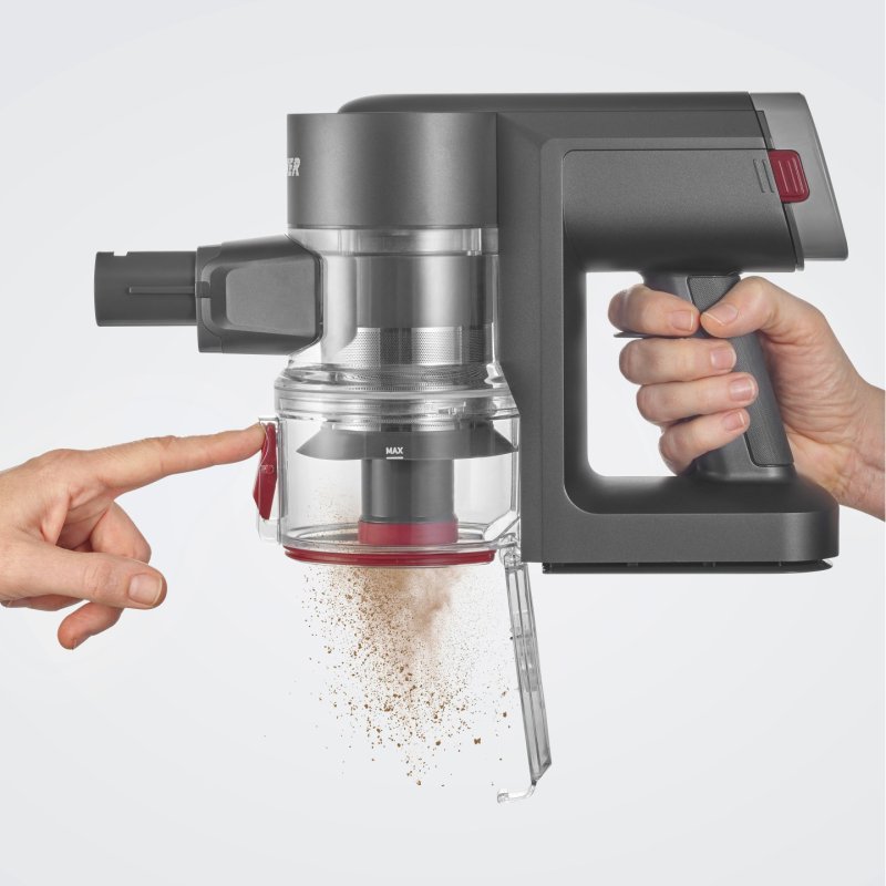 Severin HV 7968 aspirateur balai et balai électrique Batterie Sec Sac à poussière 0,4 L 300 W Anthracite, Rouge,