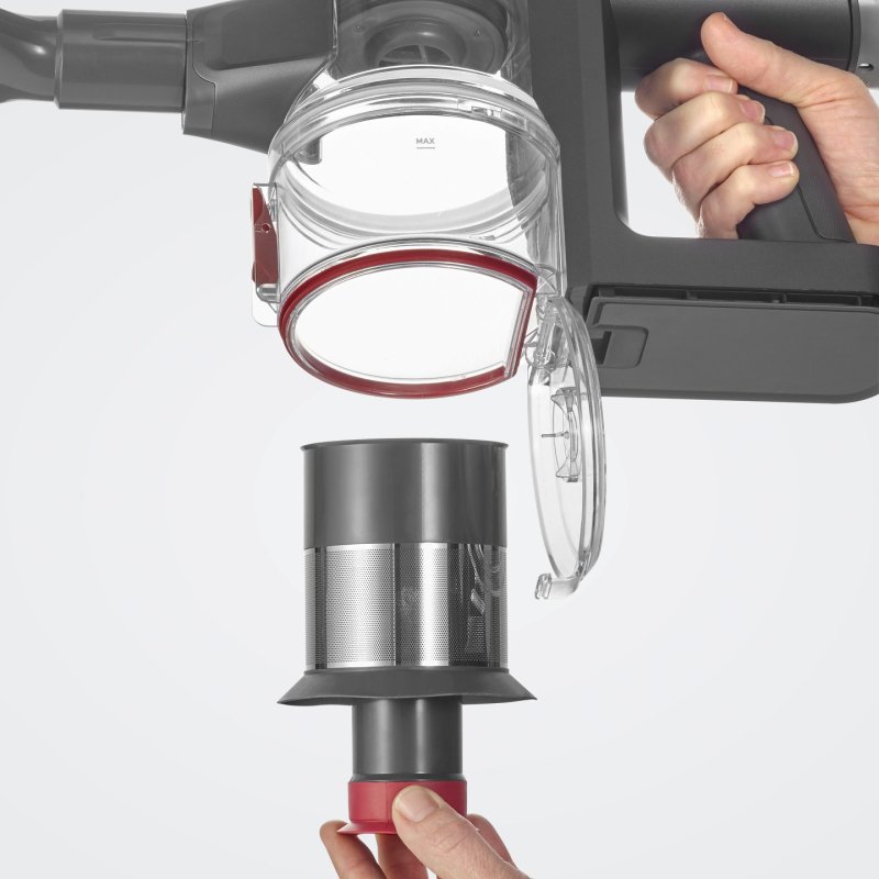 Severin HV 7968 aspirateur balai et balai électrique Batterie Sec Sac à poussière 0,4 L 300 W Anthracite, Rouge,