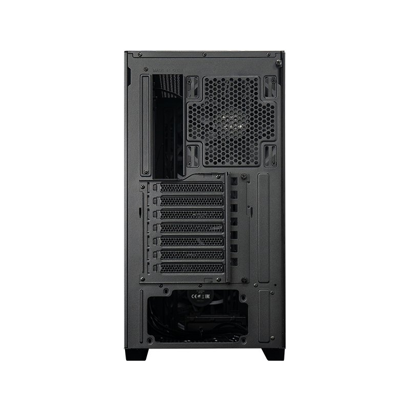 Chieftec Midi Tower GS-03B-BLK-OP, Schwarz Black
