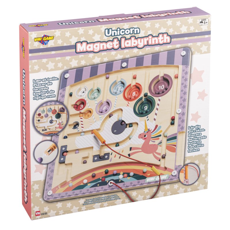 Vini Games - Unicorn Wood/Magnet Game (31913)