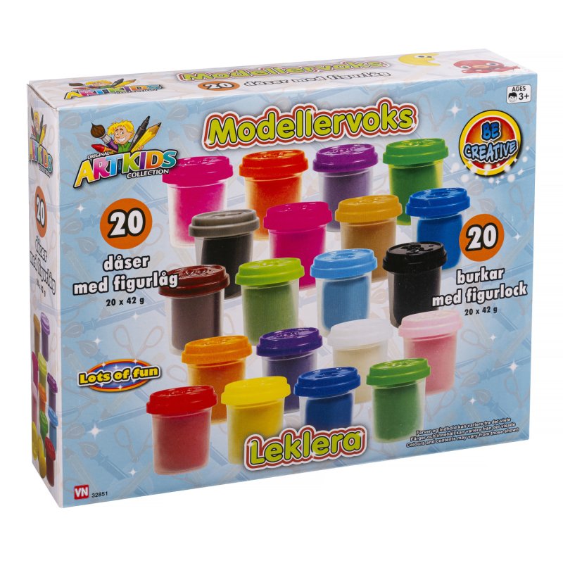 Artkids - 20 Cans Clay (32851)