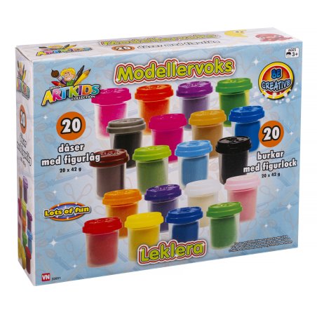 Artkids - 20 Cans Clay (32851)