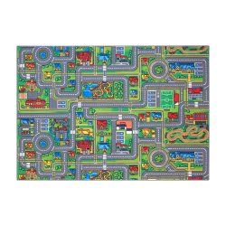 Rebel - Play rug - City roadway - Bright colors - 140 x 200 cm