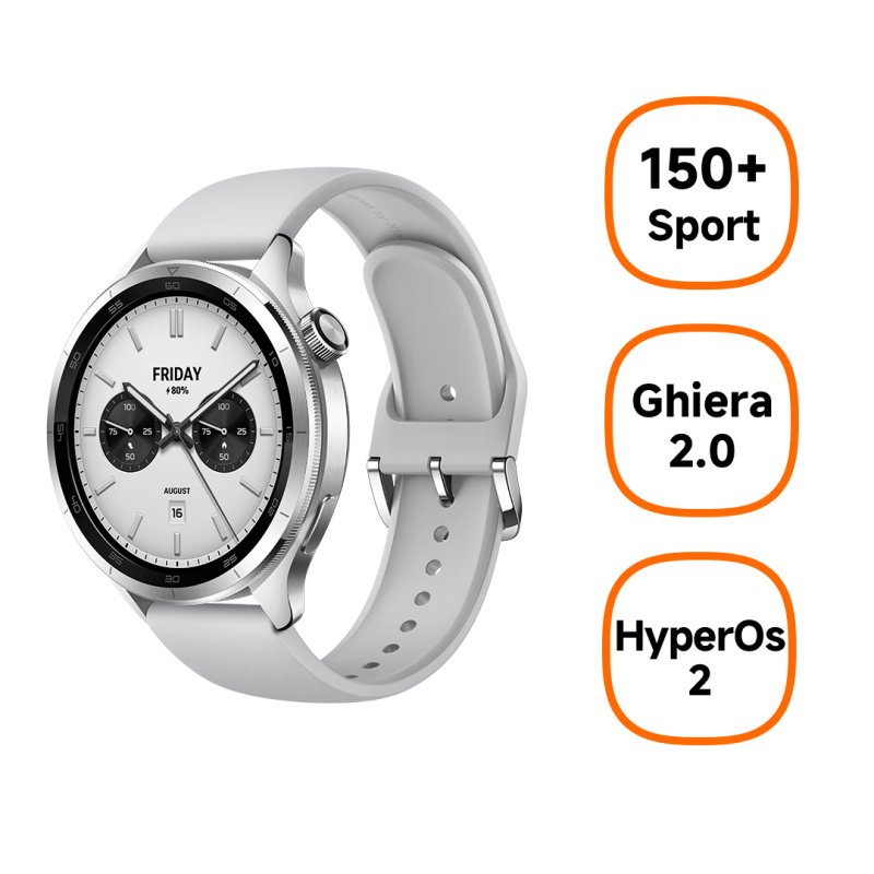 Xiaomi Watch S4 Silver EU BHR9197GL