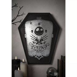 L'ETRANGE NOEL de Mr JACK - Pumpking King - Plaque Miroir Décorative