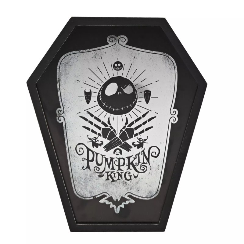 L'ETRANGE NOEL de Mr JACK - Pumpking King - Plaque Miroir Décorative