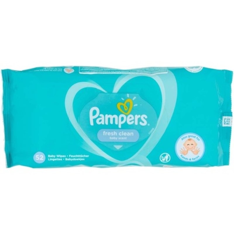 Pampers Fresh Clean 81688030 lingette pour bébés 52 pièce(s)