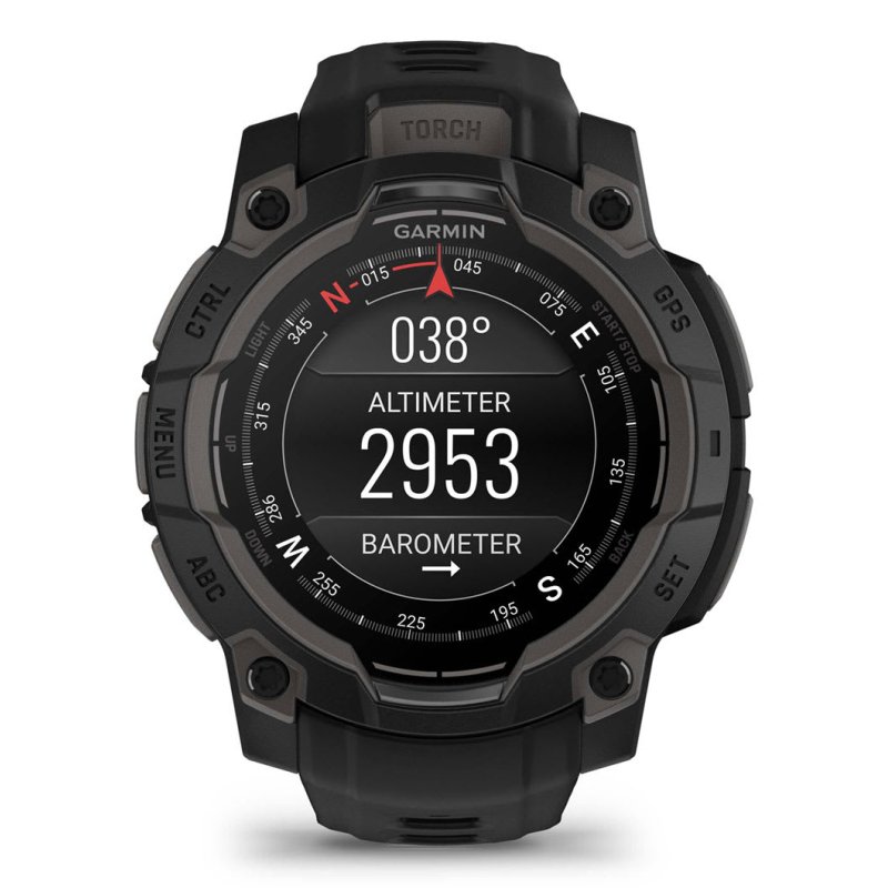 Garmin Instinct 3 AMOLED 3.05 cm (1.2") 45 mm Digital 390 x 390 pixels Touchscreen Black GPS (satellite)