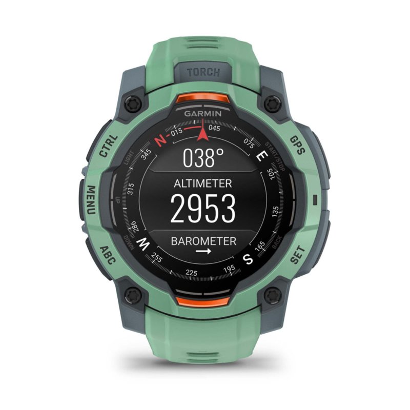 SMARTWATCH GARMIN INSTINCT 3 45MM AMOLED VERDE CORREA VERDE
