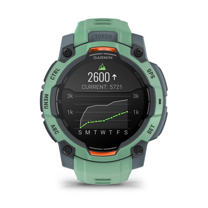 SMARTWATCH GARMIN INSTINCT 3 45MM AMOLED VERDE CORREA VERDE