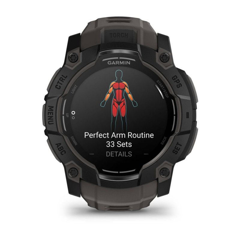 SMARTWATCH GARMIN INSTINCT 3 50MM AMOLED NEGRO CORREA NEGRA