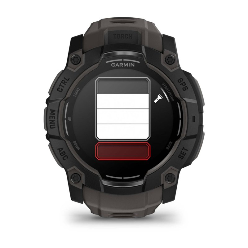 Garmin Instinct 3 AMOLED 3,3 cm (1.3") 50 mm Numérique 416 x 416 pixels Écran tactile Noir GPS (satellite)