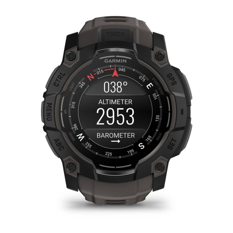 Garmin Instinct 3 AMOLED 3,3 cm (1.3") 50 mm Numérique 416 x 416 pixels Écran tactile Noir GPS (satellite)
