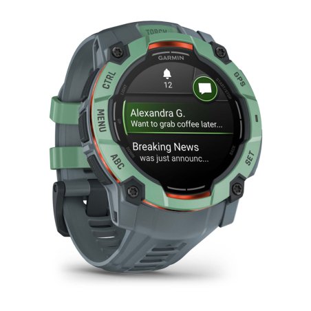 Garmin Instinct 3 AMOLED 3.3 cm (1.3") 50 mm Digital 416 x 416 pixels Touchscreen Green GPS (satellite)