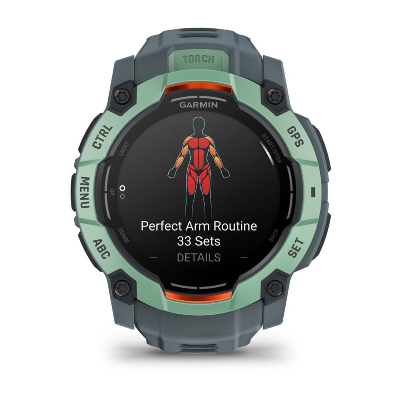 SMARTWATCH GARMIN INSTINCT 3 50MM AMOLED VERDE CORREA VERDE