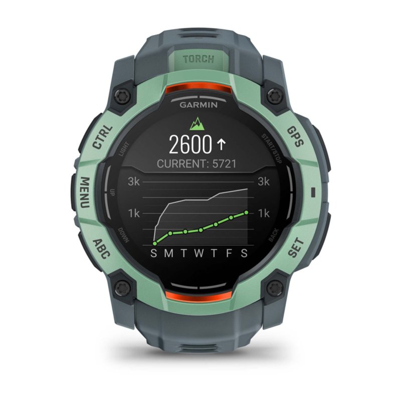 SMARTWATCH GARMIN INSTINCT 3 50MM AMOLED VERDE CORREA VERDE