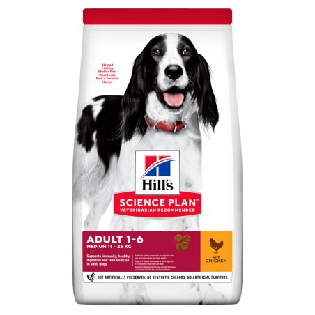 Hills - Dogfood SP Canine Adult Medium Chicken 12kg (H604275)