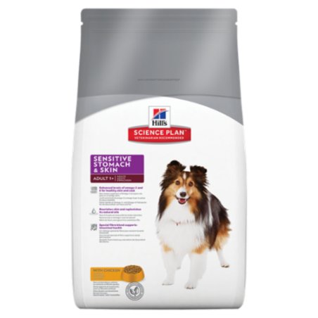 Hills - Dogfood SP Canine Adult Sensitive Stomach&Skin Medium Chicken 12kg (H604301)
