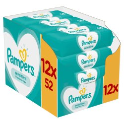 Pampers Sensitive Baby Wipes 12 Packs 624 Wipes