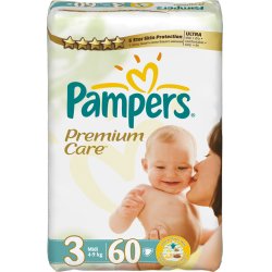 Pampers Premium Care 3 60 pièce(s)