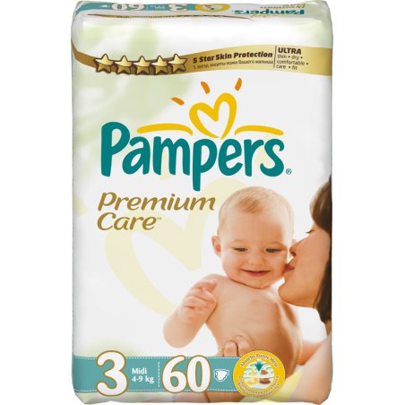 Pampers Premium Care 3 60 pièce(s)