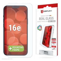 DISPLEX Real Glasschutzfolie Handyhülle für iPhone 16e