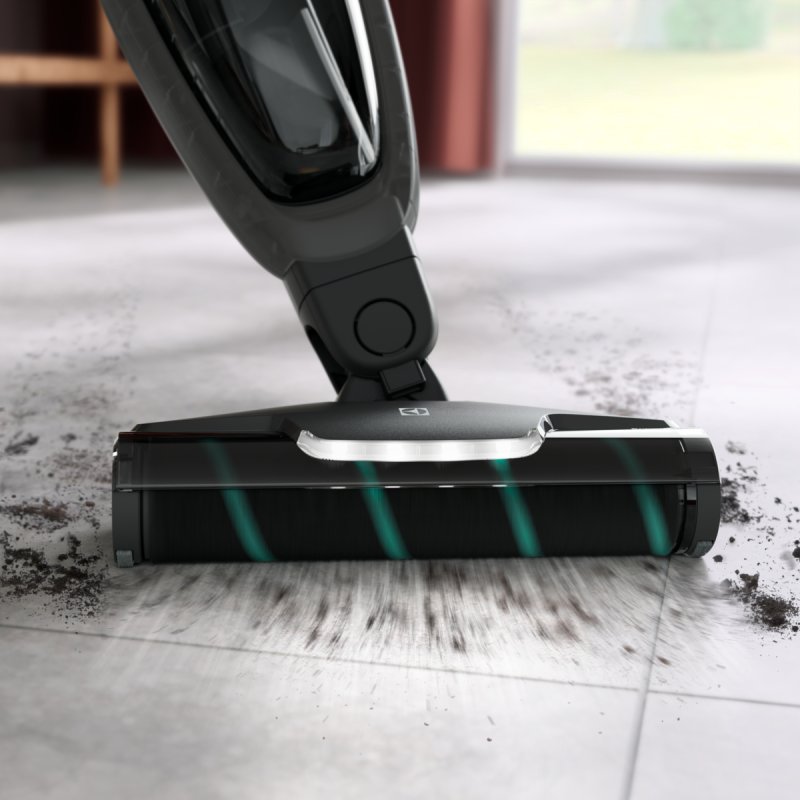 Electrolux ES52C212XN aspirateur balai et balai électrique Batterie Sec Cyclonique, Tissu, mousse Sans sac 0,5 L 0 W